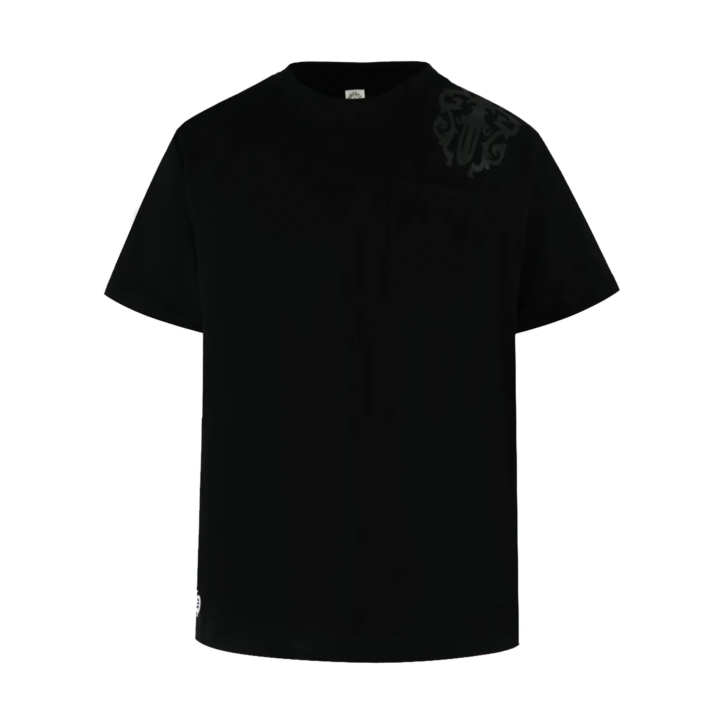 🅿️270 [Exclusive supply] CH Crow Heart Black Sword Printed Short Sleeves. The original version was purchased for 4,296. The fabric is made of custom-woven and dyed 230g pure cotton plain weave. The printing is made of imported ink and three-dimensional printing. The size and position are perfectly restored. Size:S.M.L